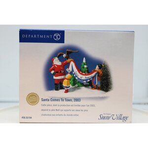 Dept 56 Snow Village - Santa Comes to Town, 2003